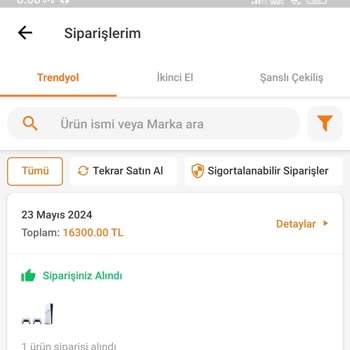 Trendyol Siparişimde Yaşadığım Sorun Ve Güvenlik Endişesi