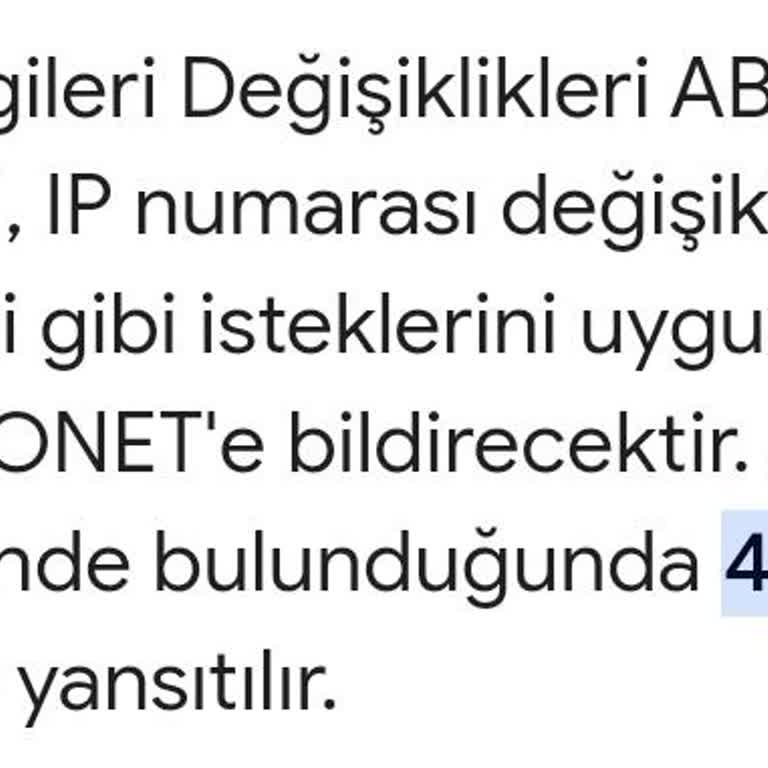 Turbonet Müşteri Yanlış Bilgilendirme