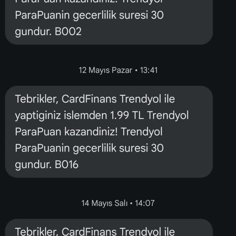 QNB Finansbank Trendyol ParaPuan'lar Sıfır Görünüyor