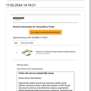 Amazon Ürünümün Akıbeti Ne Durumda