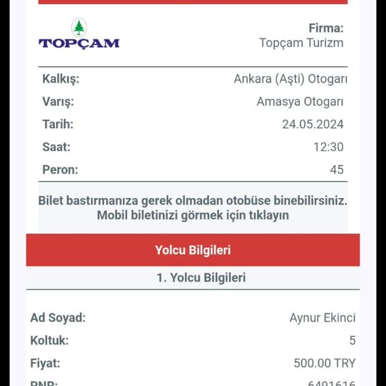 Toptaş Turizm ve Nakliyat Otobüs Terminale Bırakmadı
