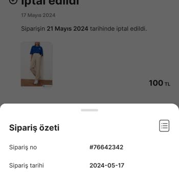 Gardrops Uygulamasından İade İstememe Rağmen Param Yatırılmadı