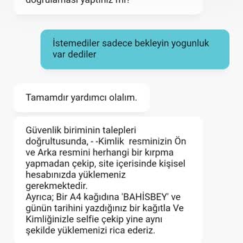 Bahisbey Ödeme Yapmıyor. Oyalayıp Sonrasında Ödeme Yapılmıyor.