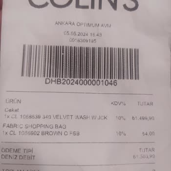 Colin's Ürün Kalitesizliği