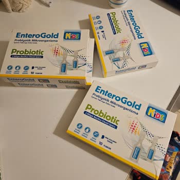 Deniz Pharma Enterogold Kids Flakonları Kullanım Sorunu