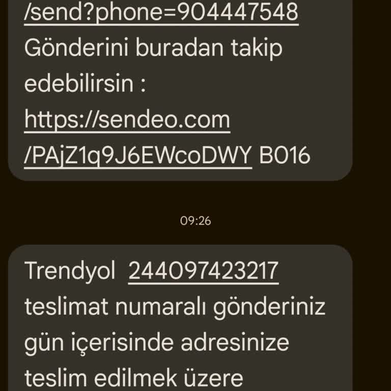 Sendeo Kargom Gelmedi Şikayet Ediyorum