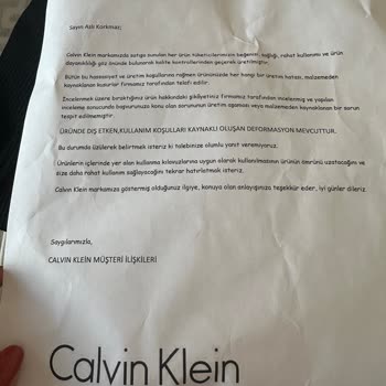 "Calvin Klein" Markası Kalite Ve Güvenden Uzak Tutum Sergiliyor