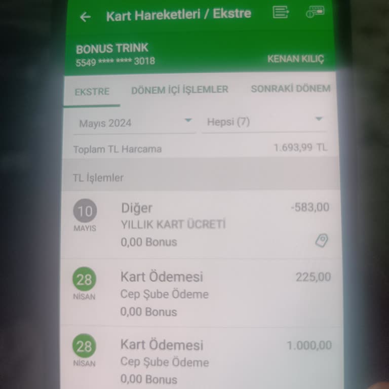 Garanti Bankası Kart Ücreti Şikayeti