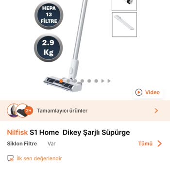 Nilfisk Hepsiburada'nın Aldatıcı Görsel Ve Bilgiler Üzerinden Ürün Satışı!