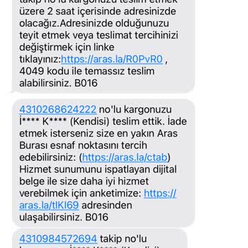 Aras Kargo Kargom Teslim Gözüküyor Ama Teslim Edilmedi