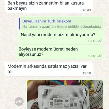 Türk Telekom Tivibu Modem Kiralama Ücreti Usulsüzlüğü