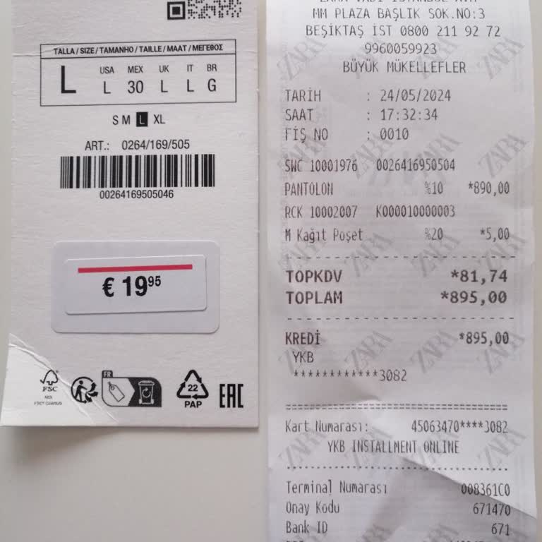 Zarada Etiket Aldatmacası