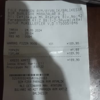 Harras Bol Malzemeli Karışık Pizza