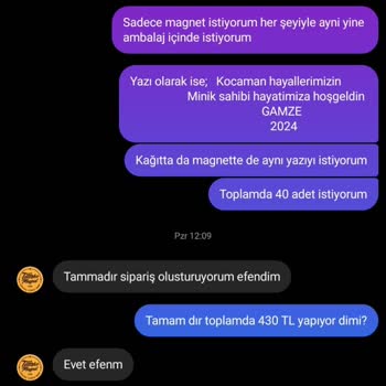 Tatlişko Magnet Instagram Üzerinden Aldığımız Magnet Siparişi Hayal Kırıklığı Yarattı