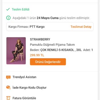 Trendyol Mağduruyum Ürünün Tanımadığım Bir Kişiye İade Edilmiş
