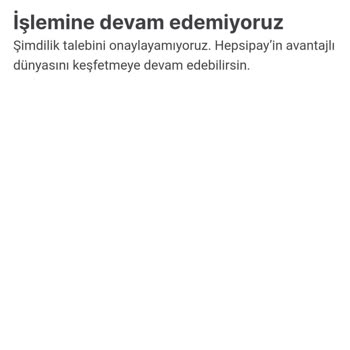 Hepsiburada Limitim Sıfırlanmış Ve Yeni Başvuru Onaylanmıyor
