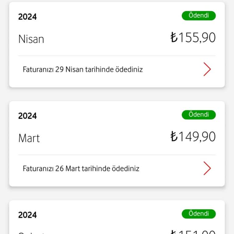 Vodafone Farklı Tutarlarda Fatura Ve Haksız Usulsüz Kısıtlama Ücreti