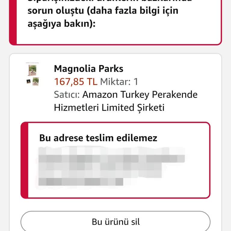 Amazon Sorun Çözme Yetersizliği