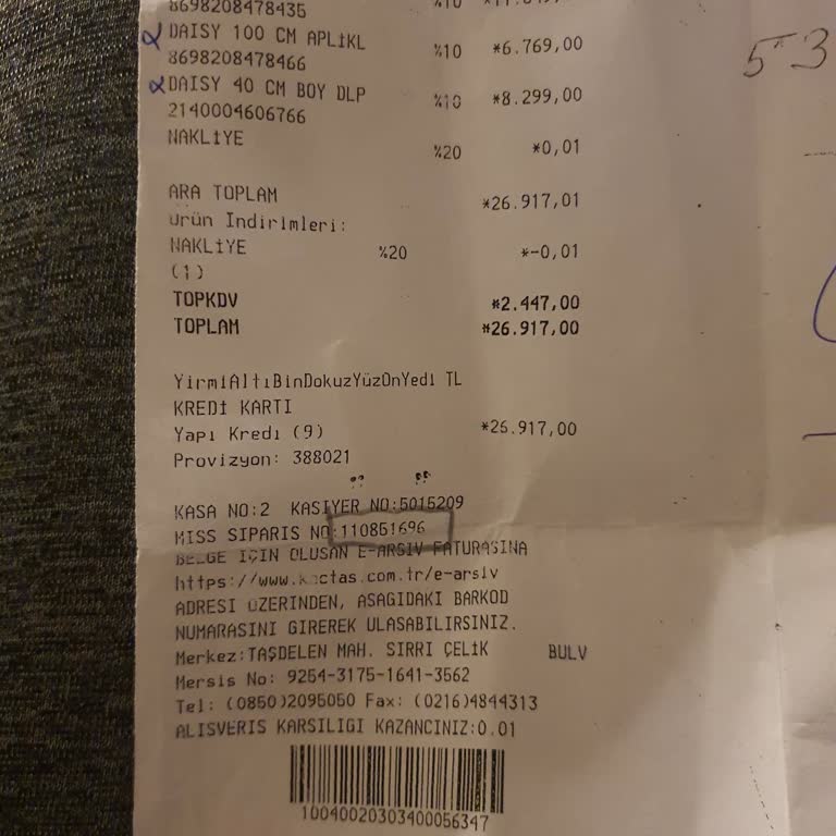 Koçtaş Mağazasından Kale Ürün Alamadık