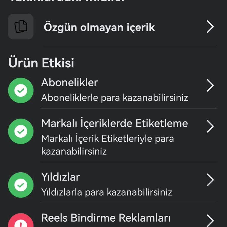 Facebook Reels Kısıtlama