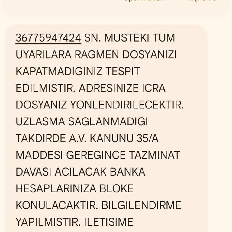 Hakara Hukuk (SMS) Yanlış Yönlendirmeler Ve Yanıltıcı Mesajlar