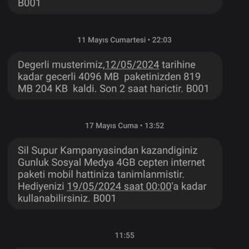 Türk Telekom Sınırsız Sosyal Medya Tarifesinde Anlamsız Hediye İnternet Sorunu