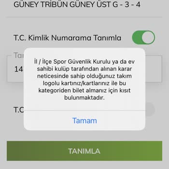Passolig Kısıtlama Cezası Verildi Ve Biletimi Alamıyorum