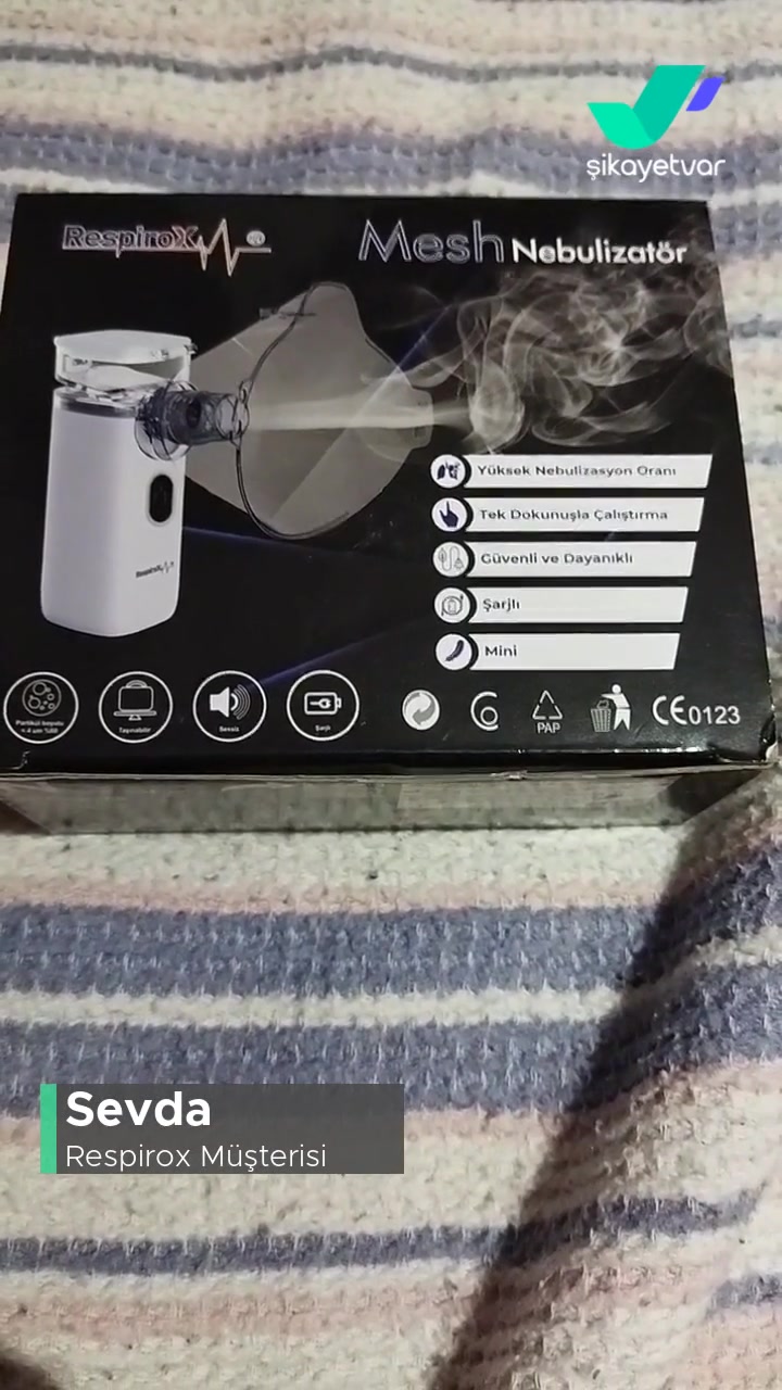 Respirox Nebülizatör Cihazı Şarj Problemi! videonun kapak resmi