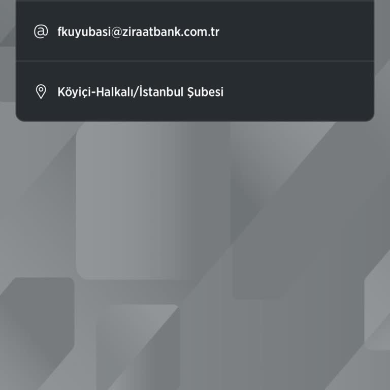 Ziraat Bankası Müşteri Temsilcisi Ataması