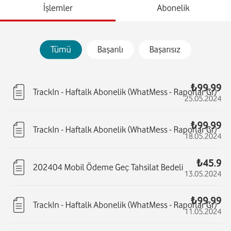 WhatMess Faturaya Ödeme Yansıtma