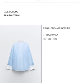 Zara İadem Yapılmadı, Paramı Kartıma Yatırmıyorlar.