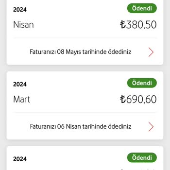 Vodafone Yüksek Fatura Geliyor
