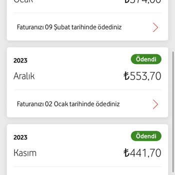 Vodafone Yüksek Fatura Geliyor