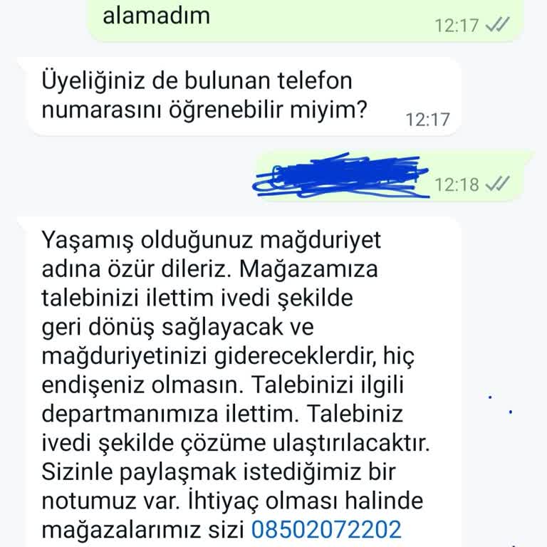 Migros Sanal Market Gönderilmeyen Ürünler