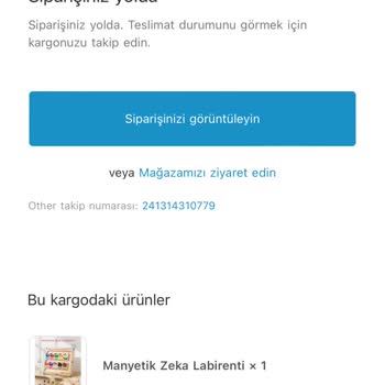 Pandoria İnternet Sitesi Üzerinden Sipariş Verdiğim Ürünü Göndermediler