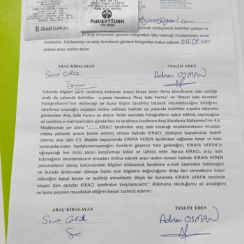 Carnet Rent A Car Carnet Antalya Havalimanı Araç Kiralama Sorunu