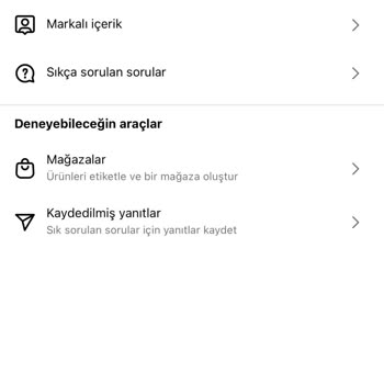 Instagram Başarılar Kısmı Görünmüyor
