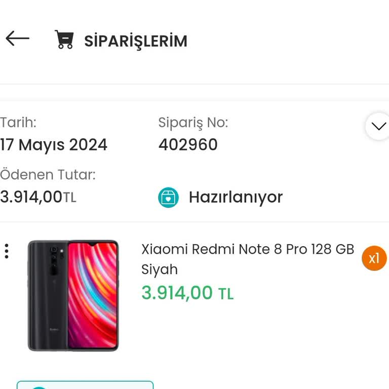 EasyCep Ürünü 1 Haftadır Göndermiyor, Hazırlanıyor Da Gözüküyor.