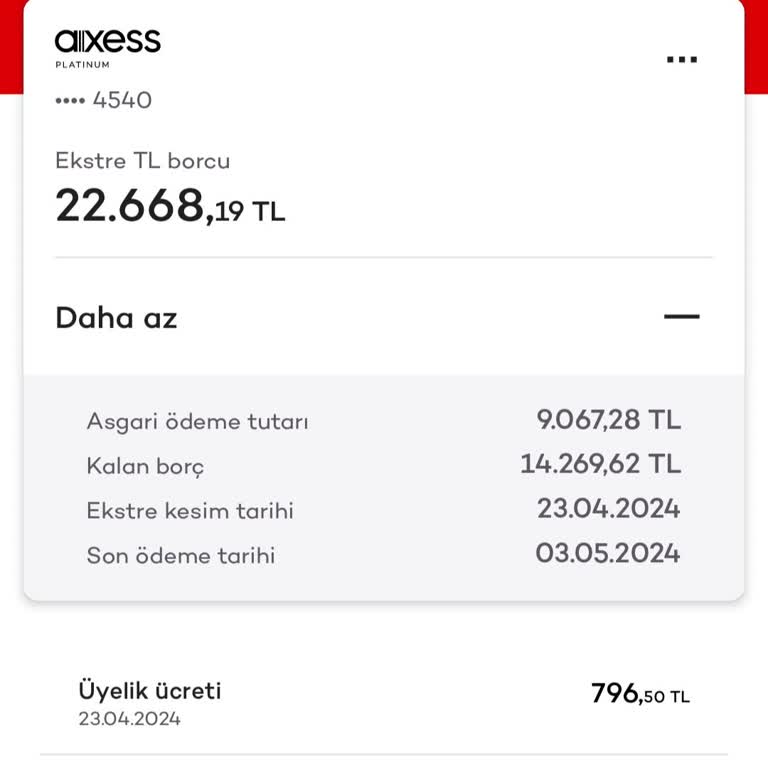 Akbank Kredi Kartı Aidat Ücreti Kesilmesi Bilgi Verilmeden