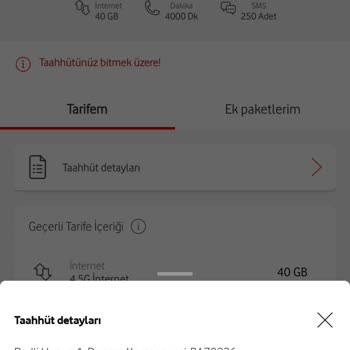 Vodafone Taahhüt Sorunu Ve Yüksek Fatura Şikayeti