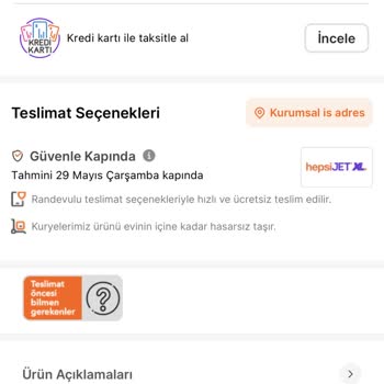 Hepsiburada Güvenli Teslimat Yalan Dolan!