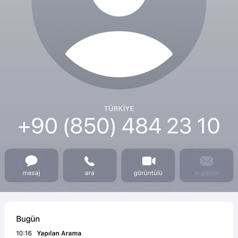 Türk Telekom 08504842310 Hattan Arandım. Sıkıntılı Olduklarını Düşünüyorum.