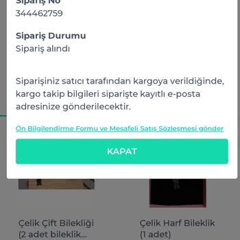 Shopier'de Siparişim Alındı Ancak Kargoya Verilmedi