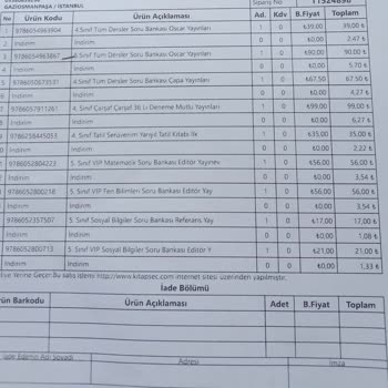 Kitapsec Eksik Kitap Para İadesi Talebi