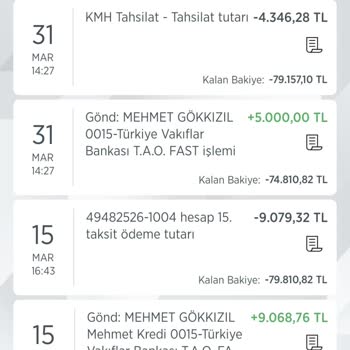 Ziraat Bankası KMH Tahsilatı Hatası