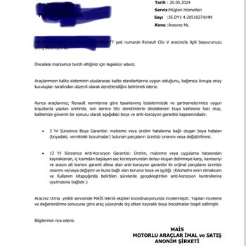 2023 Model Yeni Renault Clio’da Astar Ve Boya Kusuru