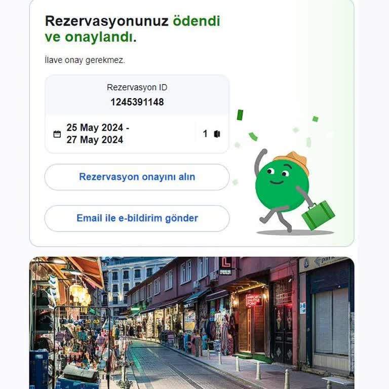 Agoda.com İptal Edilmeyen Otel Rezervasyonu