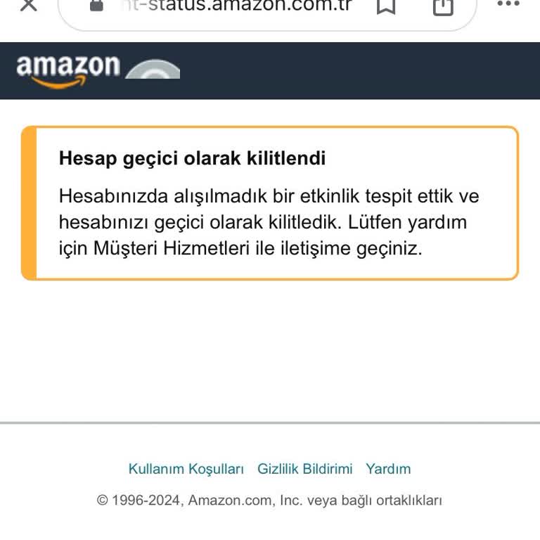 Amazon.com.tr LOG-in Olmadan Nasıl İletişim Kuracağım?