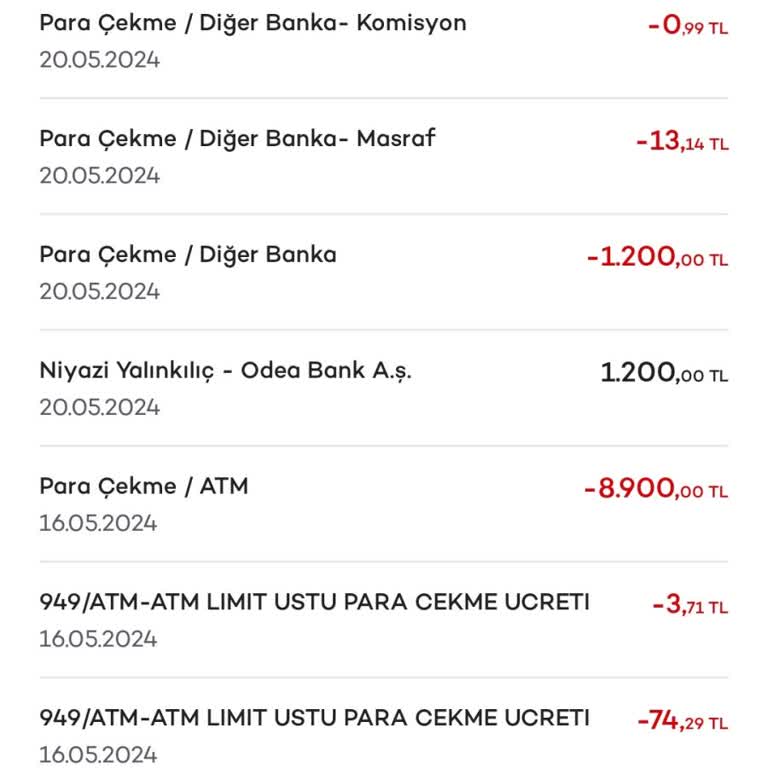 Akbank Nakit Çekim Ücreti