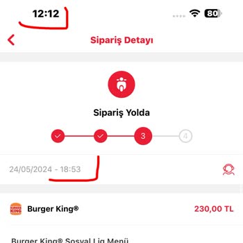 Burger King Siparişimi 4 Saat Getirmedi